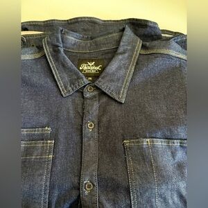 Thorogood Workwear Men’s 2XL Vintage Stretch Denim Longsleeve button up NWOT